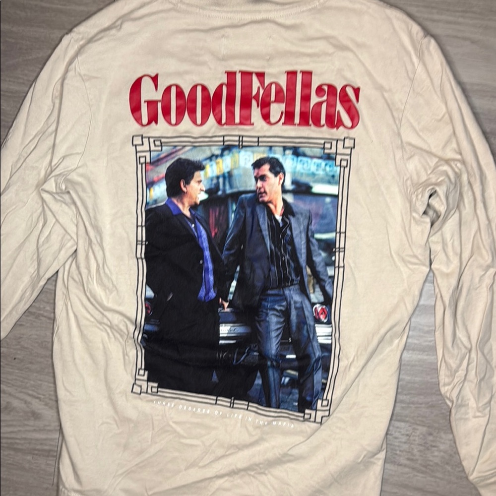 GoodFellas Long Sleeve Tee - Cream